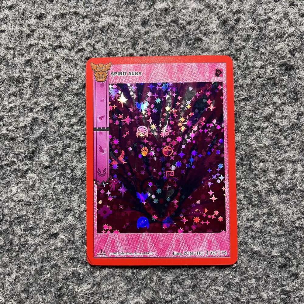 MetaZoo Native Spirit Aura 150/174 First Edition Aura NM